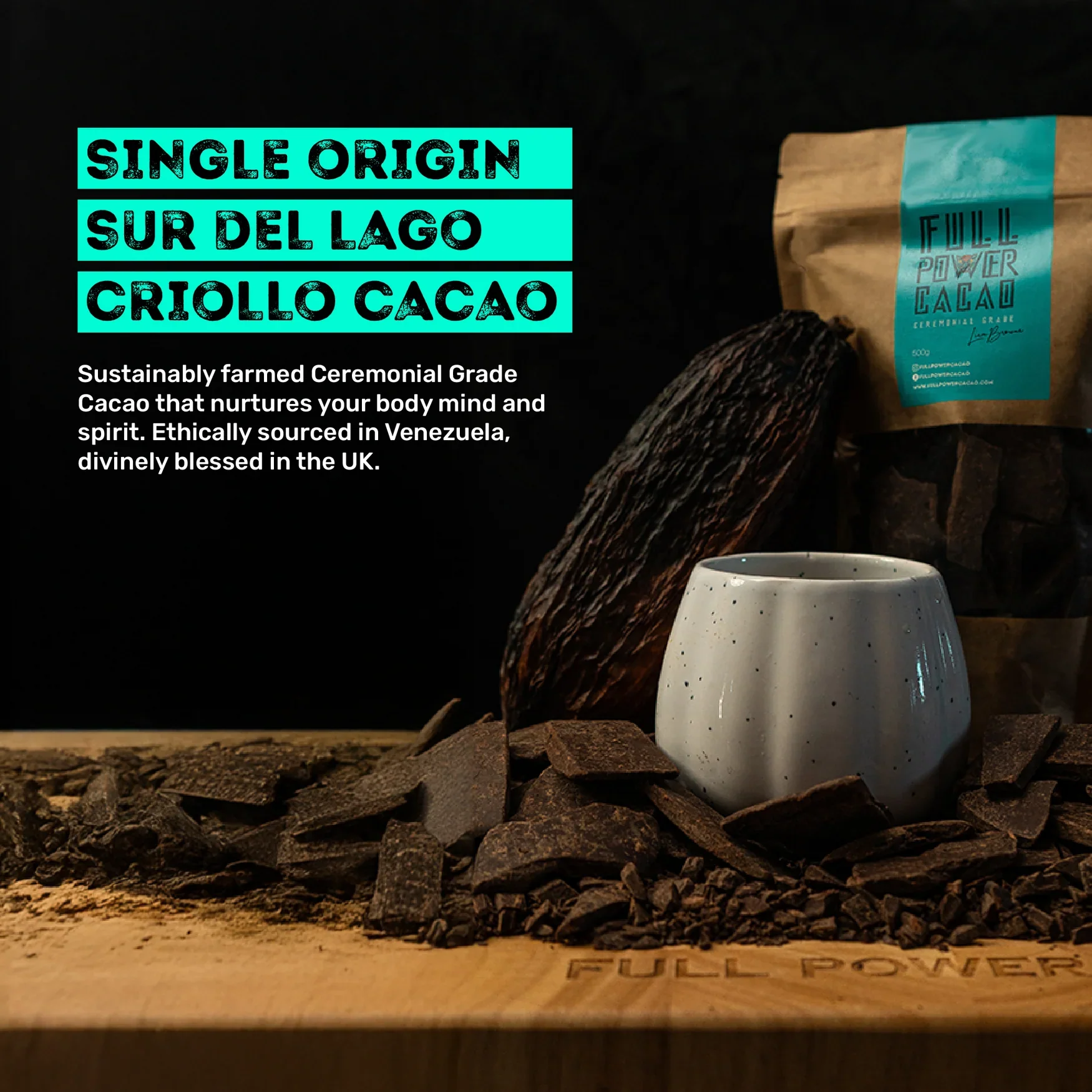 Full Power Ceremonial Grade Cacao 500g - Image 3