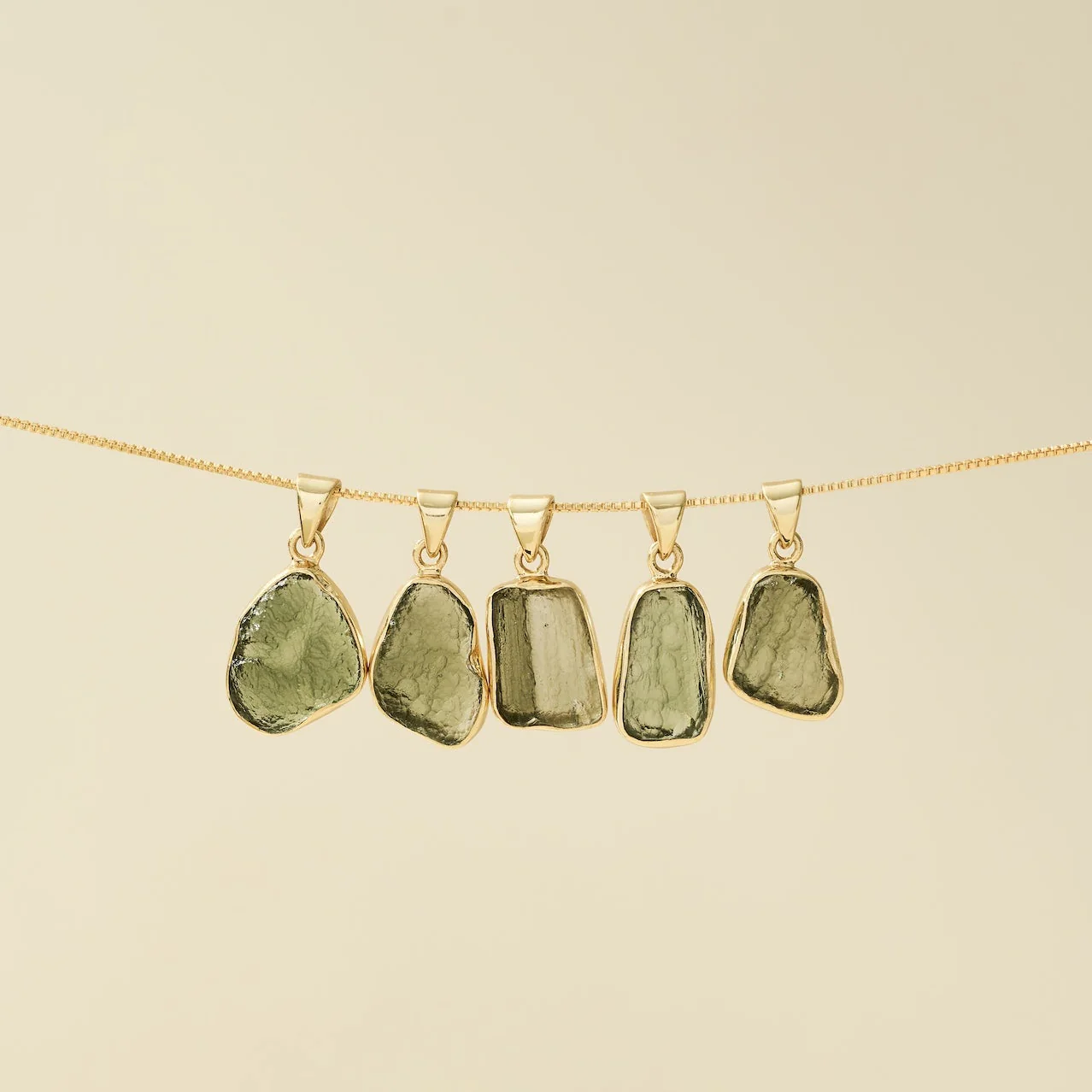 Gold Moldavite Necklace| Transformation | Dream Life | Growth - Image 3