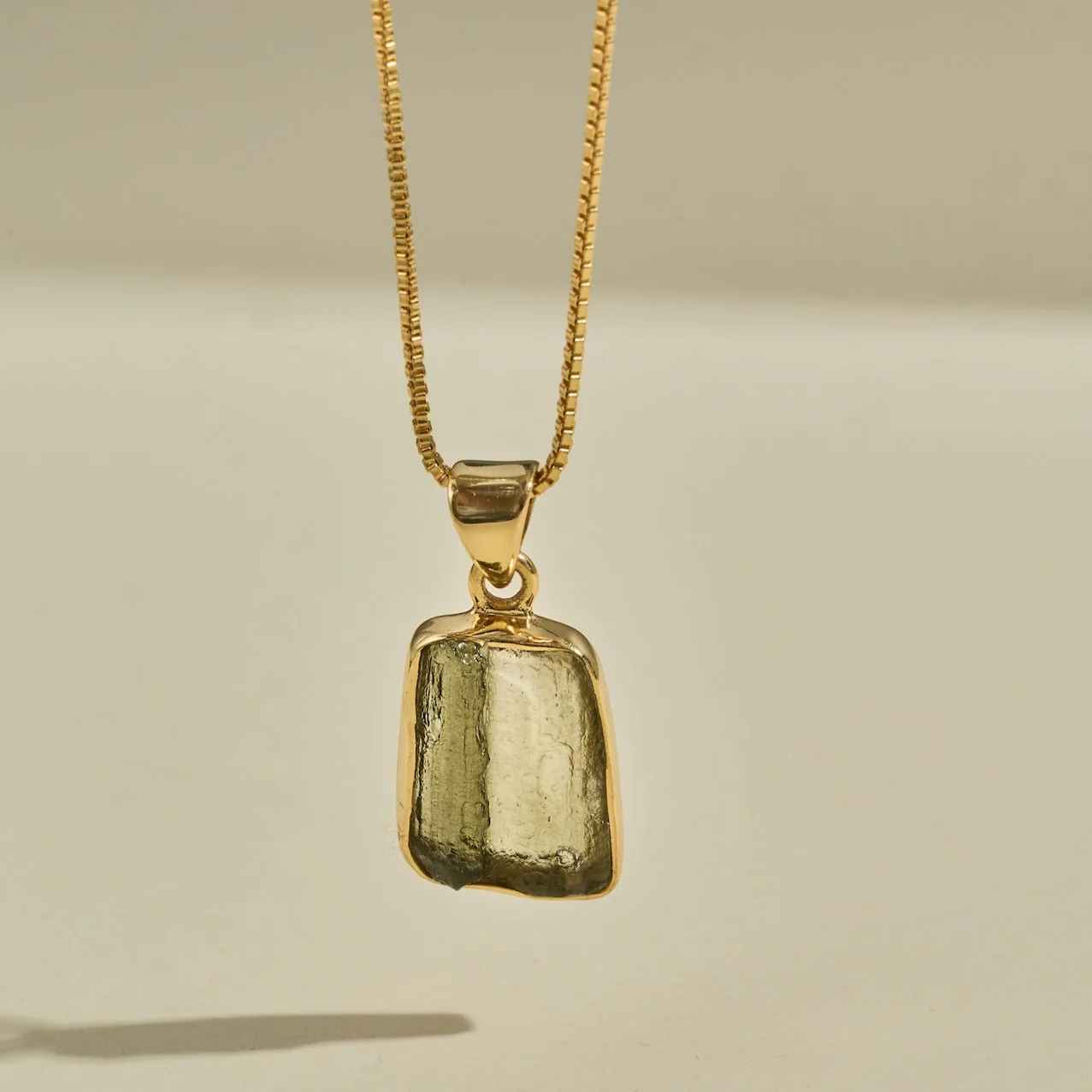 Gold Moldavite Necklace| Transformation | Dream Life | Growth - Image 6